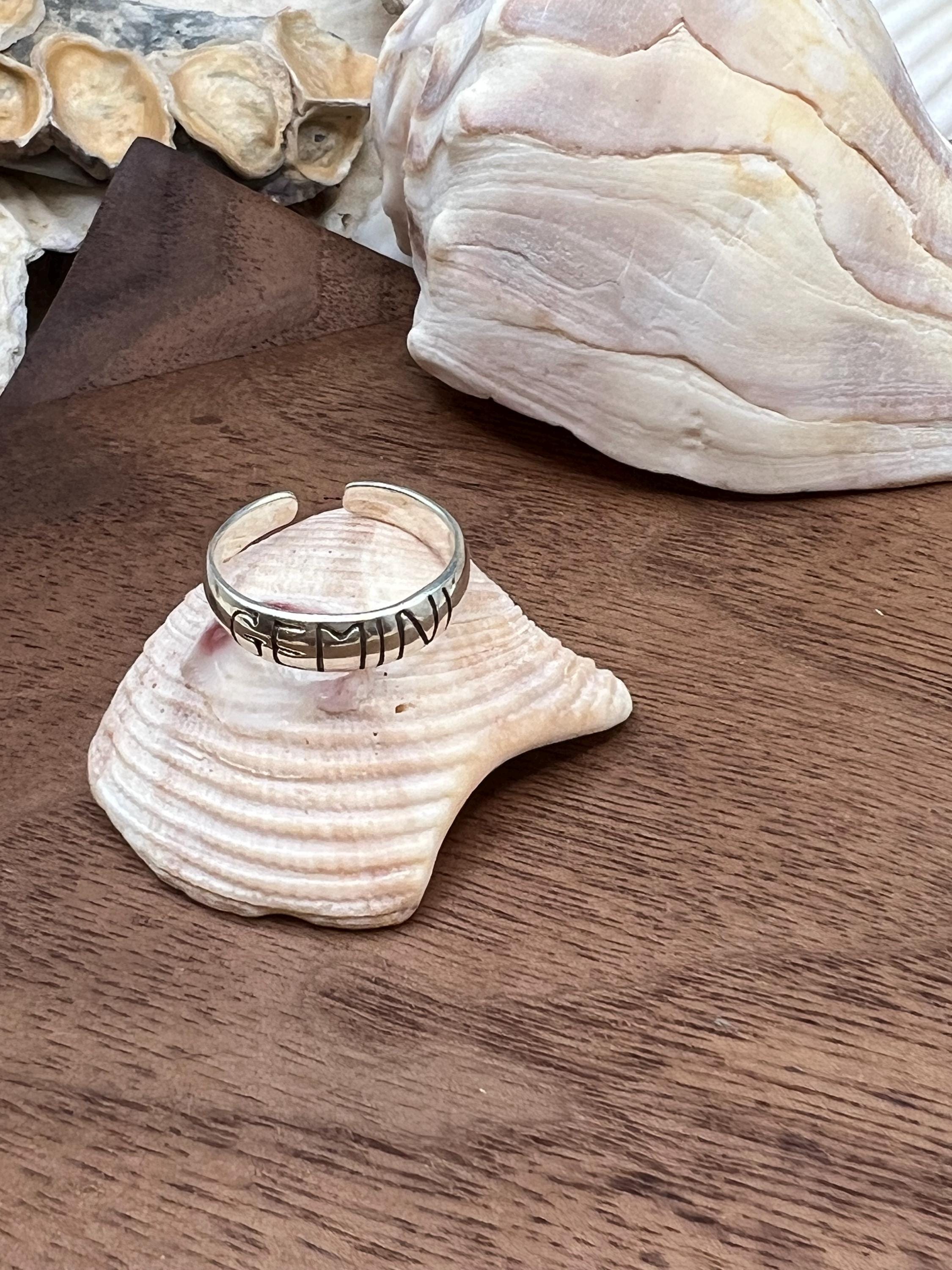 Zodiac Toe Ring