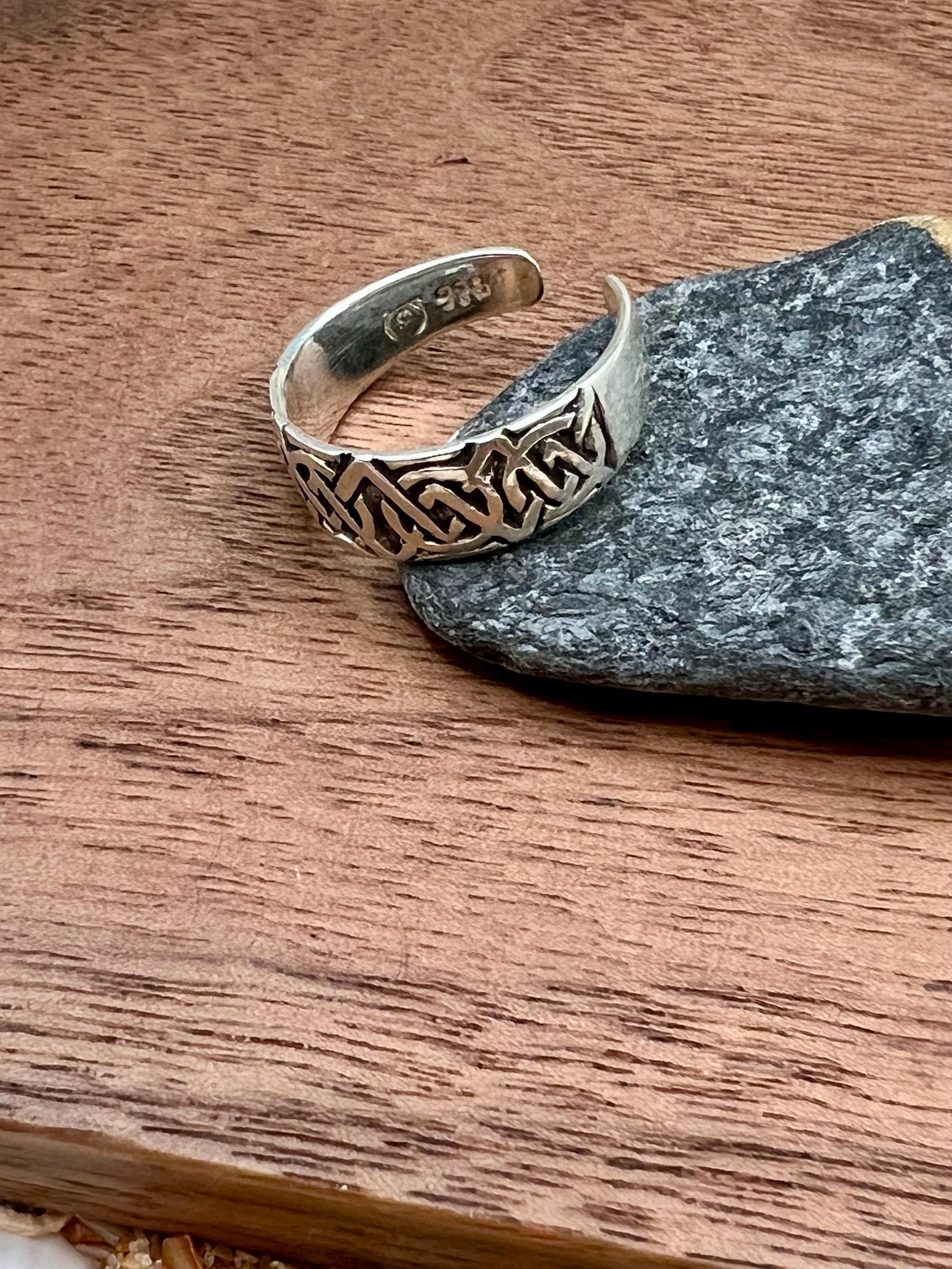 Double Weave Toe Ring