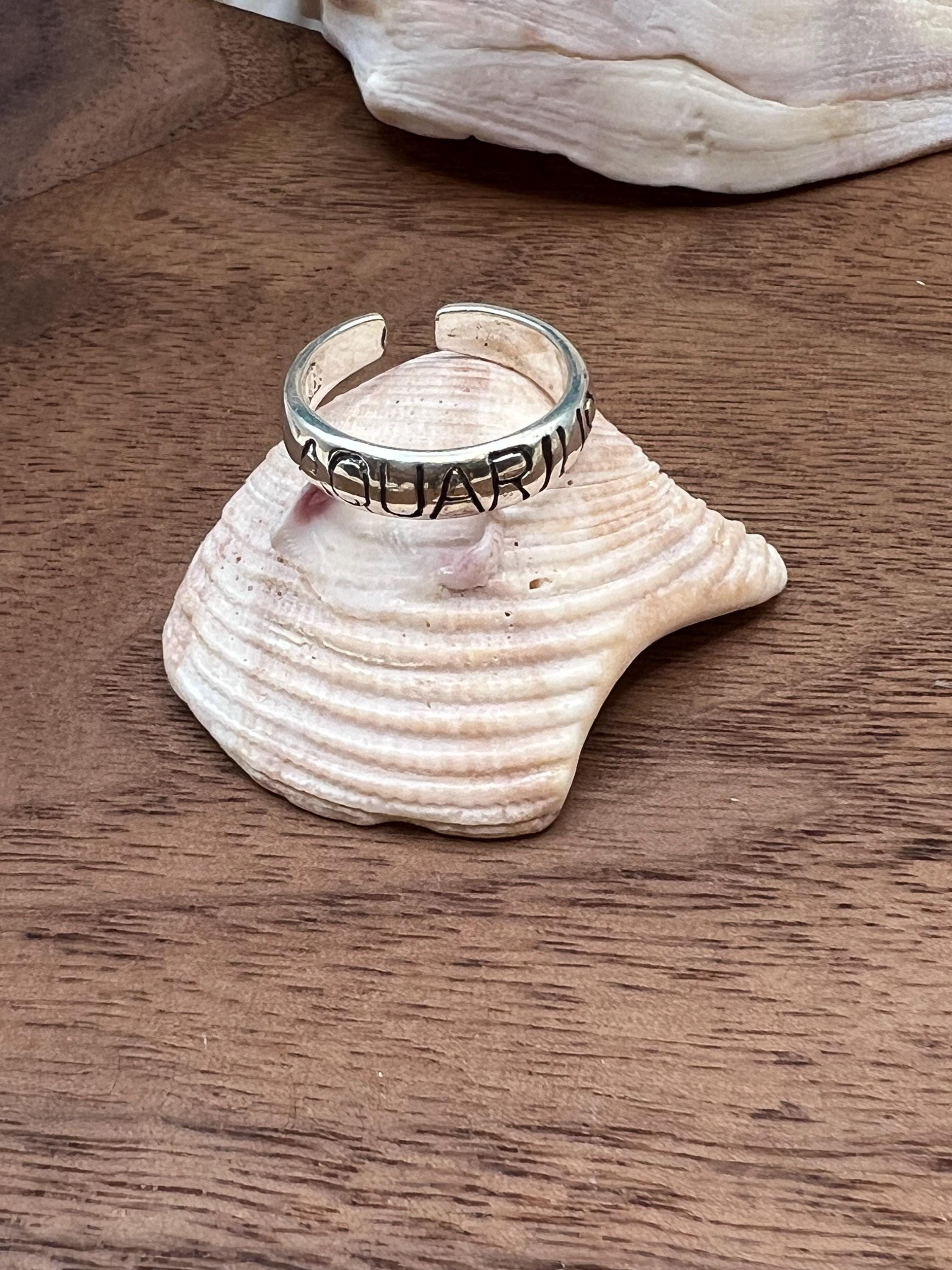Zodiac Toe Ring