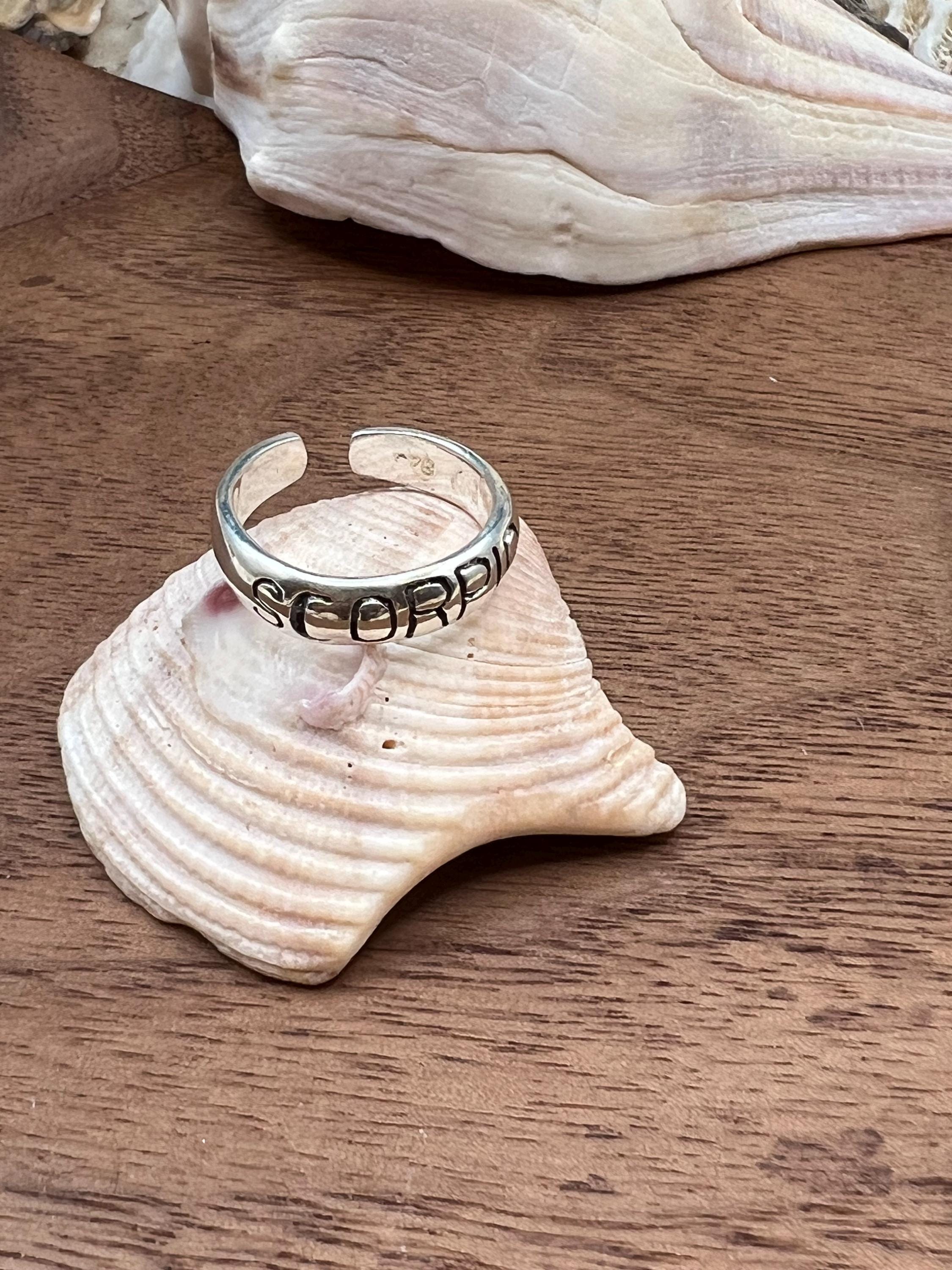 Zodiac Toe Ring