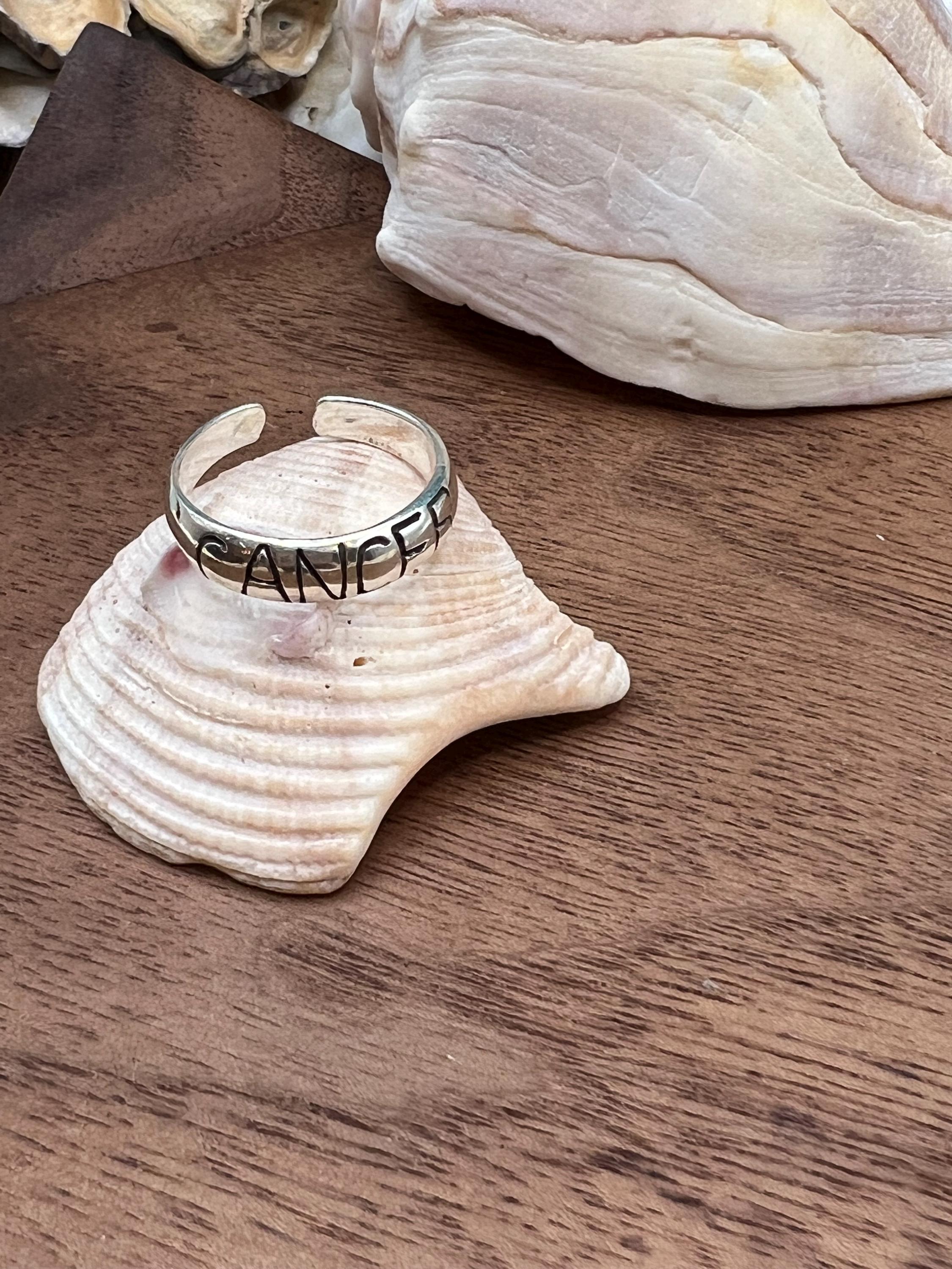 Zodiac Toe Ring