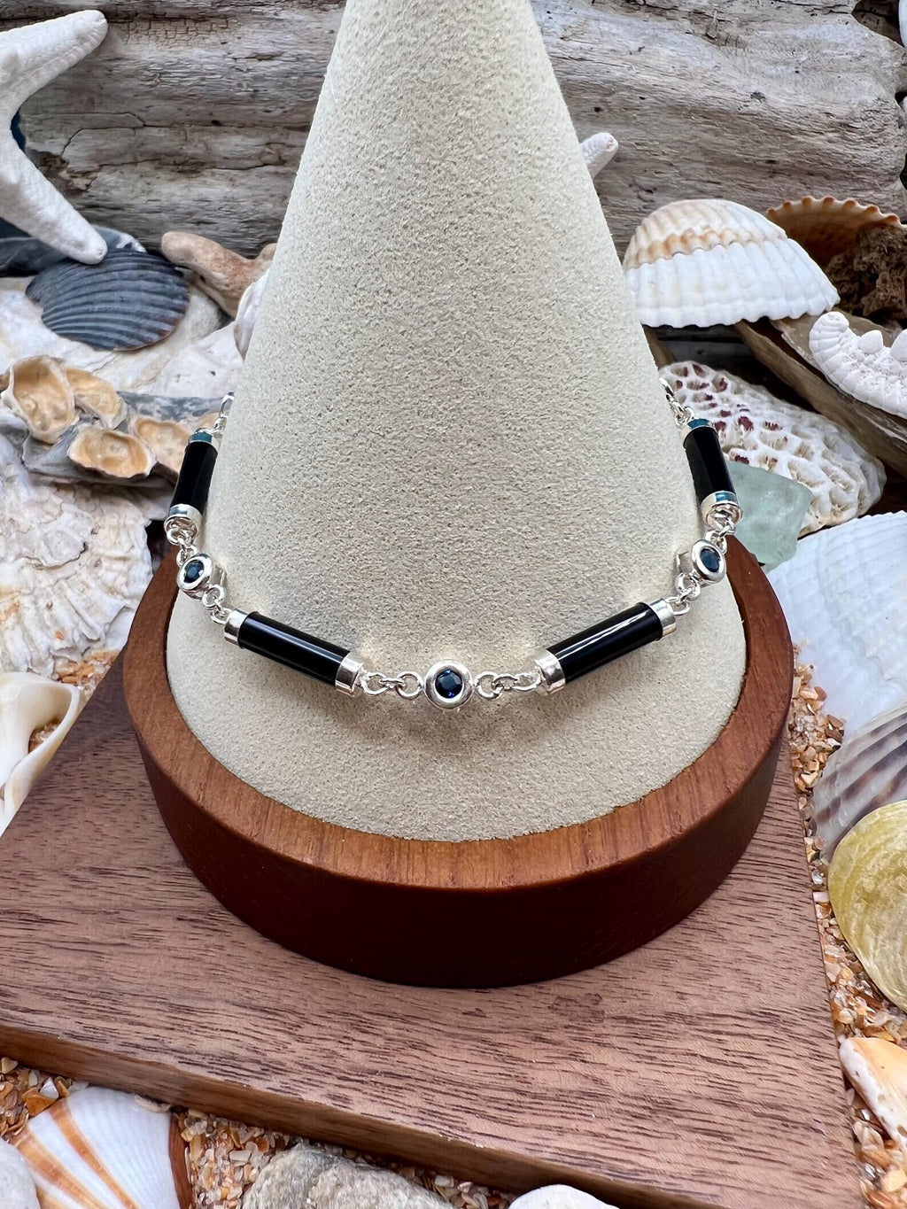 Onyx jade bracelet