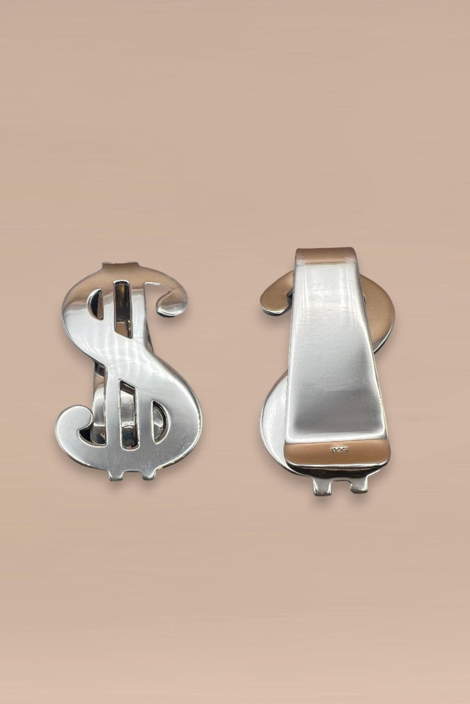 Large Silver Money Clip