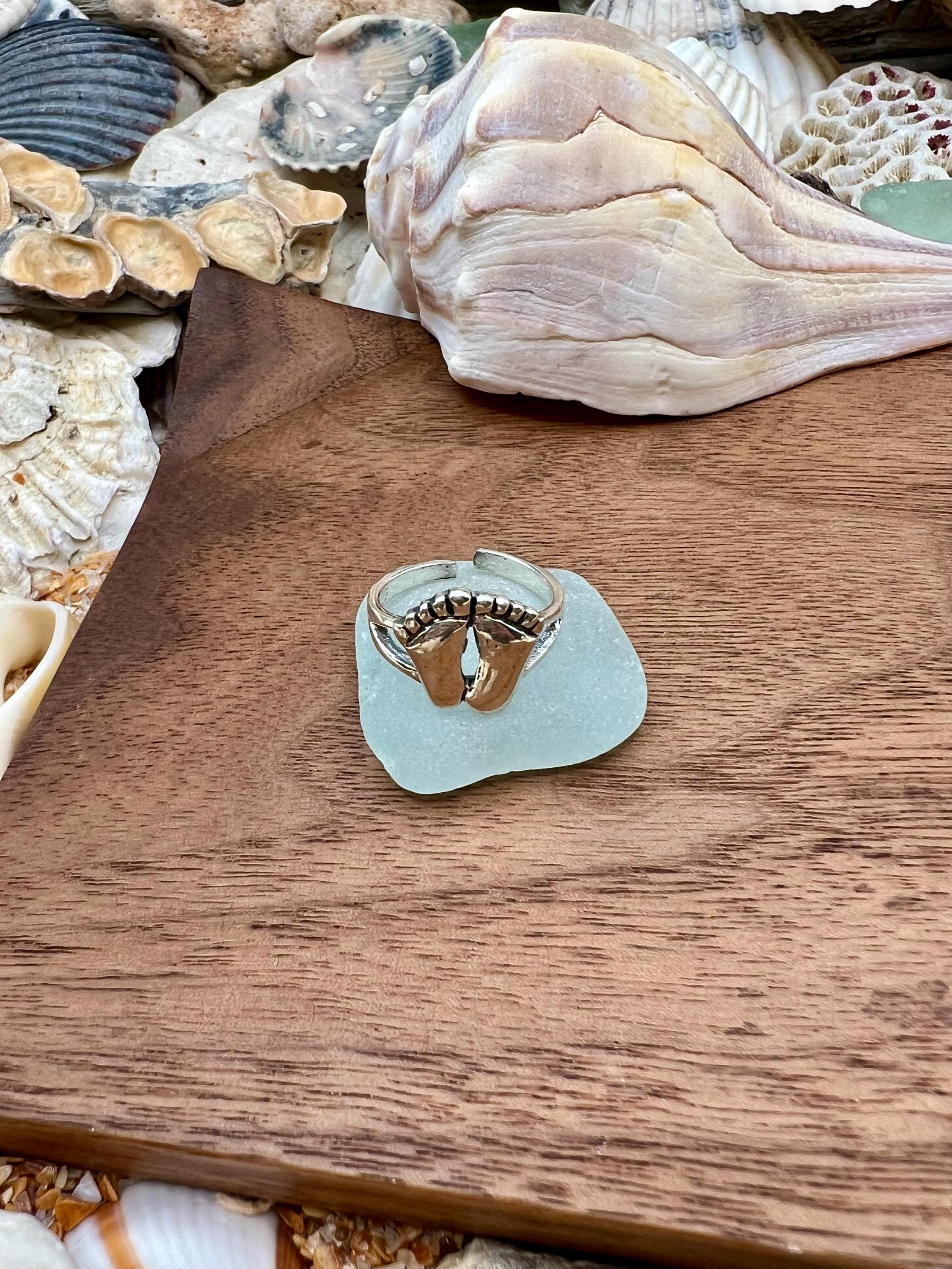 Footprints Toe Ring