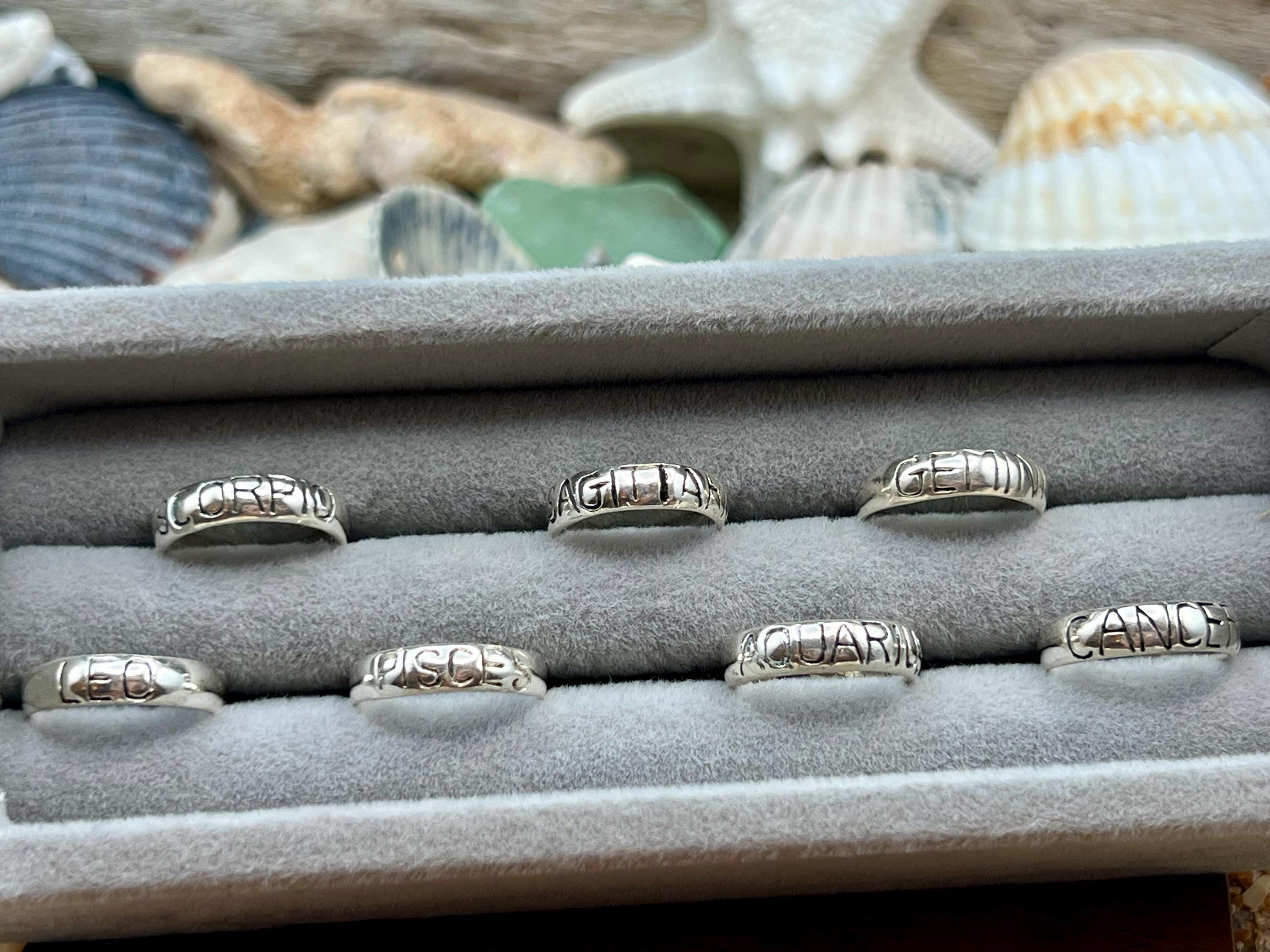 Zodiac Toe Ring